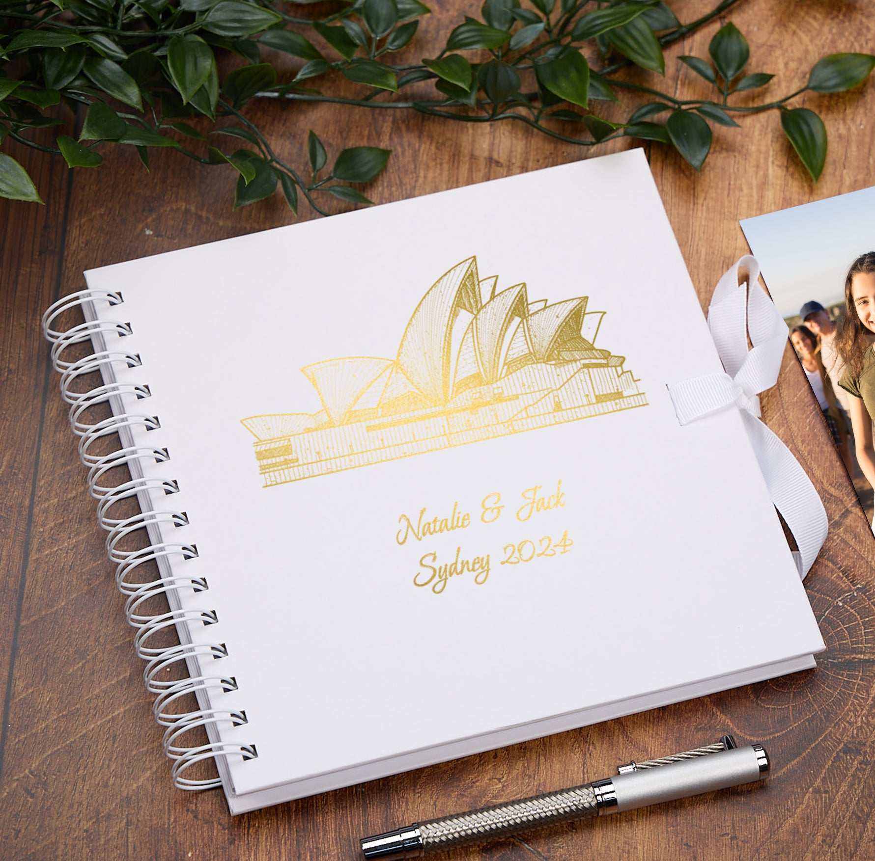 Personalised Australia Travel Sydney, Photo Album or Scrapbook Multiple Colours