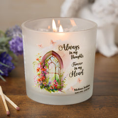 Personalised Large Candle Memorial Remembrance Gift Always In My Thoughts