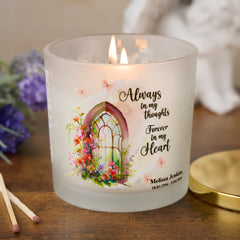 Personalised Large Candle Memorial Remembrance Gift Always In My Thoughts