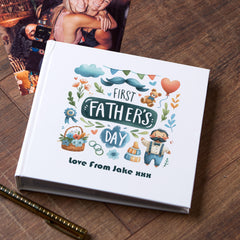 Personalised First Father's Day Vintage Photo Album Gift