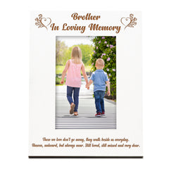 Brother Memorial Photo Frame In Loving Memory