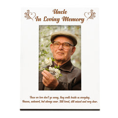 Uncle Memorial Photo Frame In Loving Memory