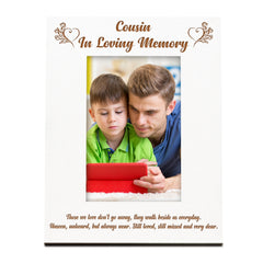 Cousin Memorial Photo Frame In Loving Memory