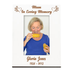 Mum Memorial Photo Frame In Loving Memory