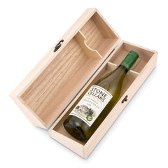 Personalised Wooden Wine or Champagne Box 25th Anniversary Celebration