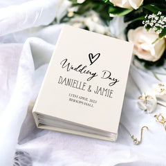 Personalised Wedding Day Photo Album With Sleeves 100 x 6x4 Capacity