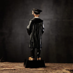 Personalised Male Resin Black & Gold Graduation Figurine Gift