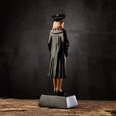 Personalised Female Resin Black & Gold Graduation Figurine Gift