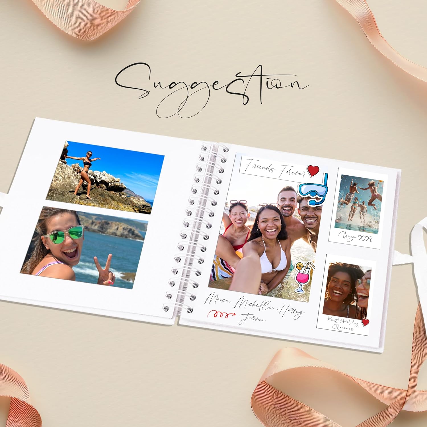 Personalised Australia Travel Sydney, Photo Album or Scrapbook Multiple Colours