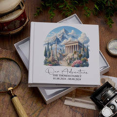 Personalised Greece Holiday Memory Adventure Photo Albums