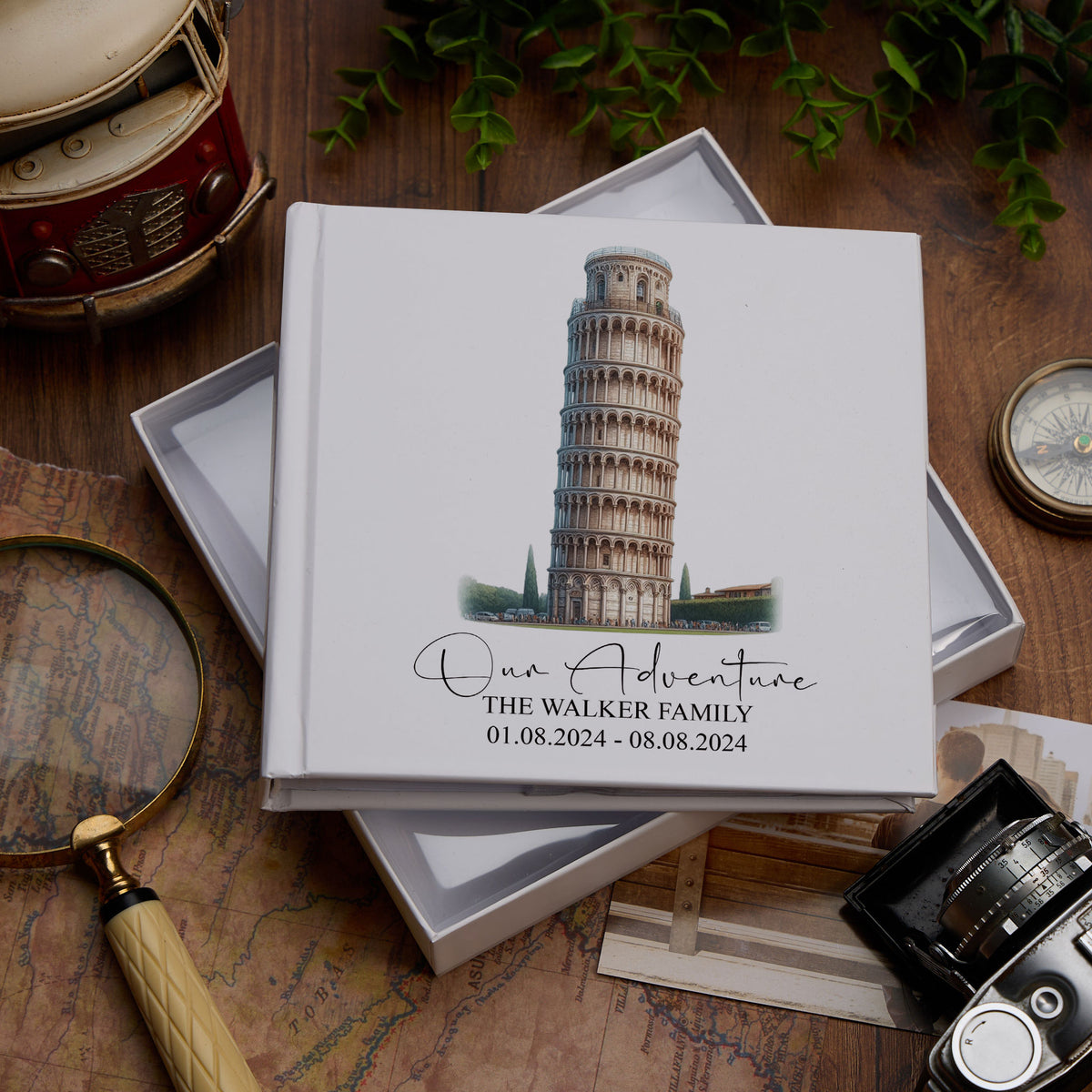 Personalised Italy Holiday Memory Adventure Photo Albums