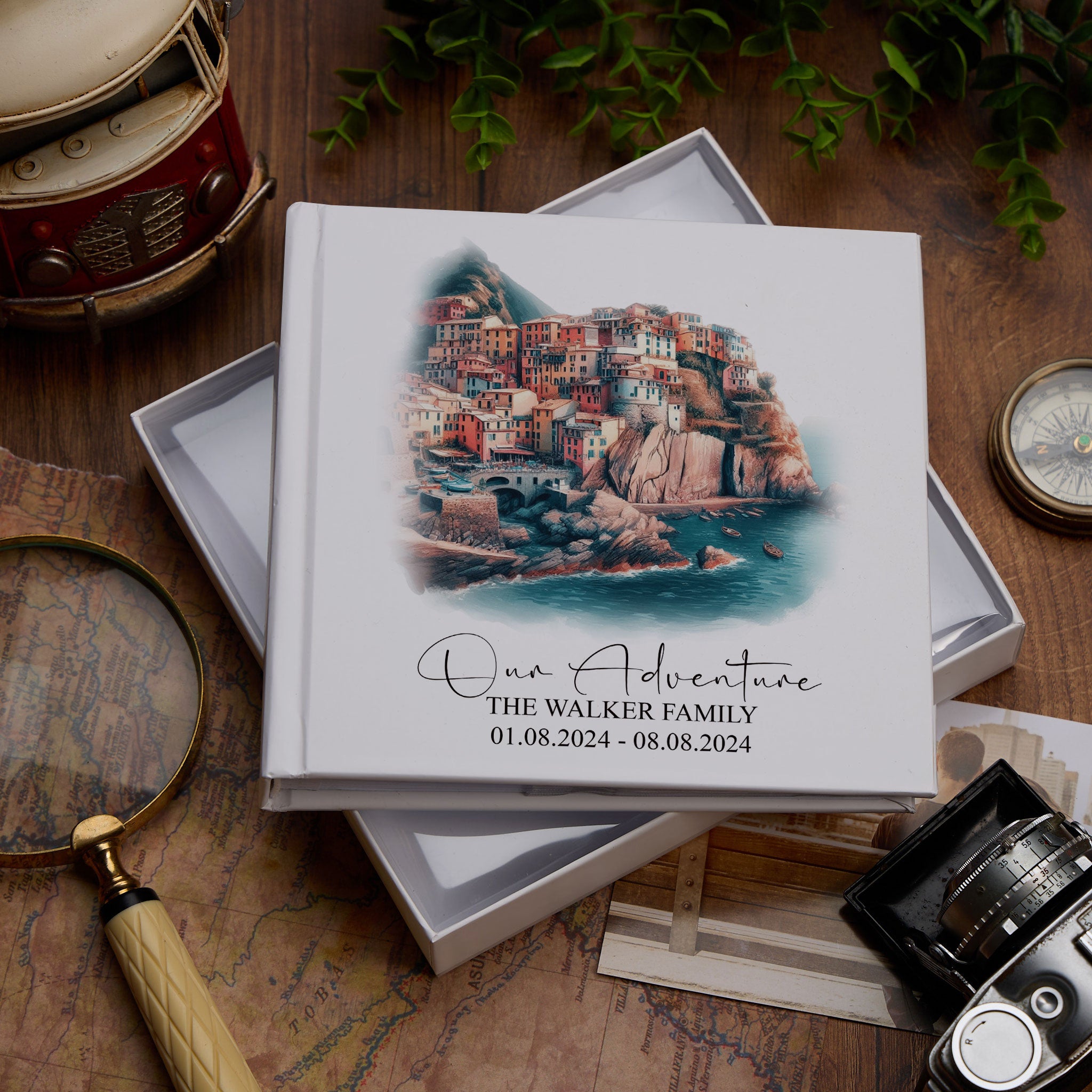 Personalised Italy Holiday Memory Adventure Photo Albums