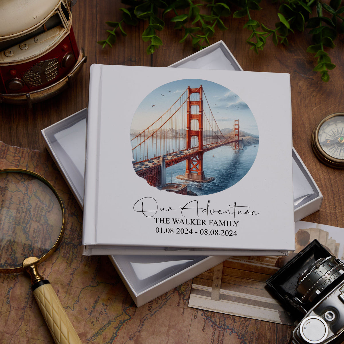 Personalised San Francisco Holiday Memory Adventure Photo Albums