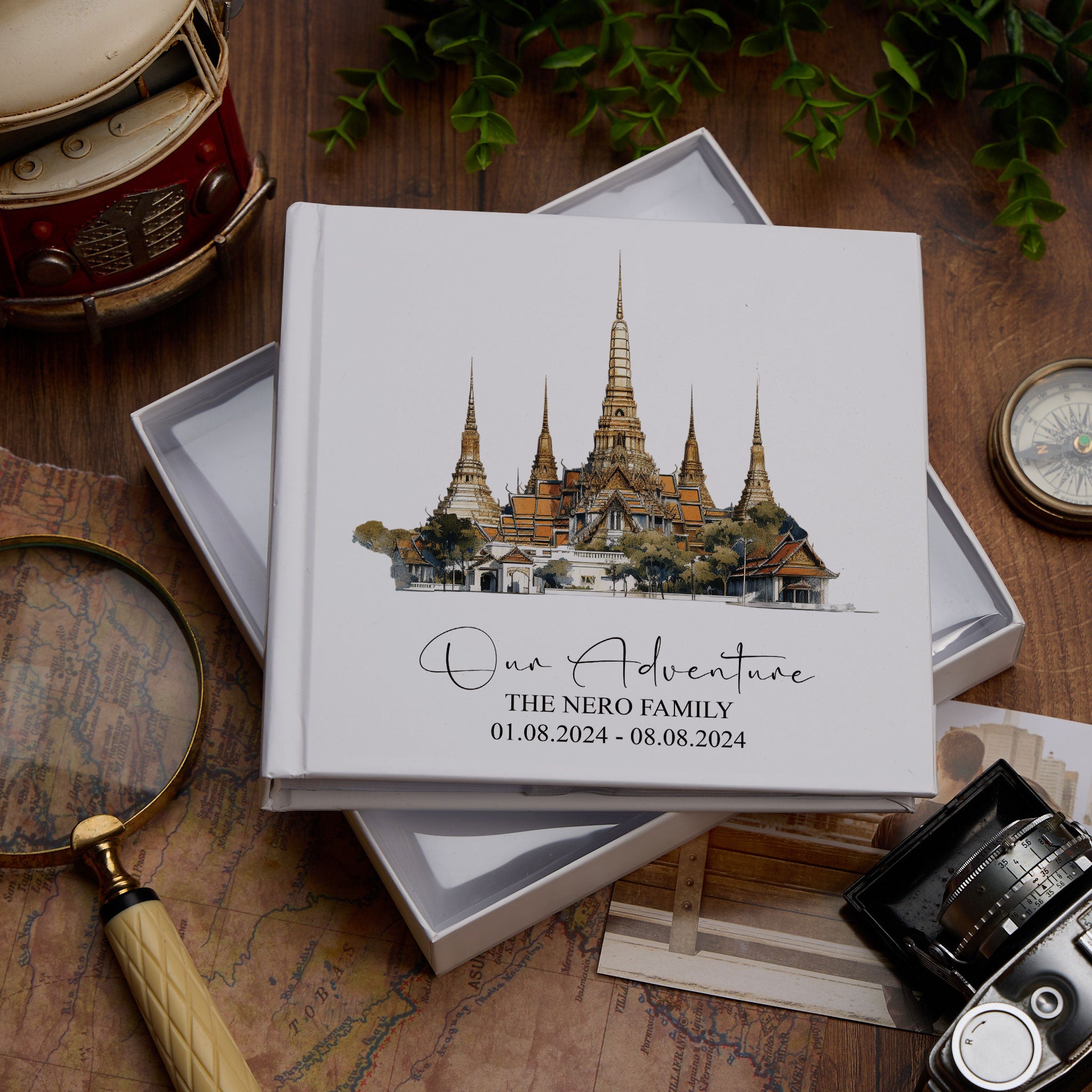 Personalised Bangkok Holiday Memory Adventure Photo Albums