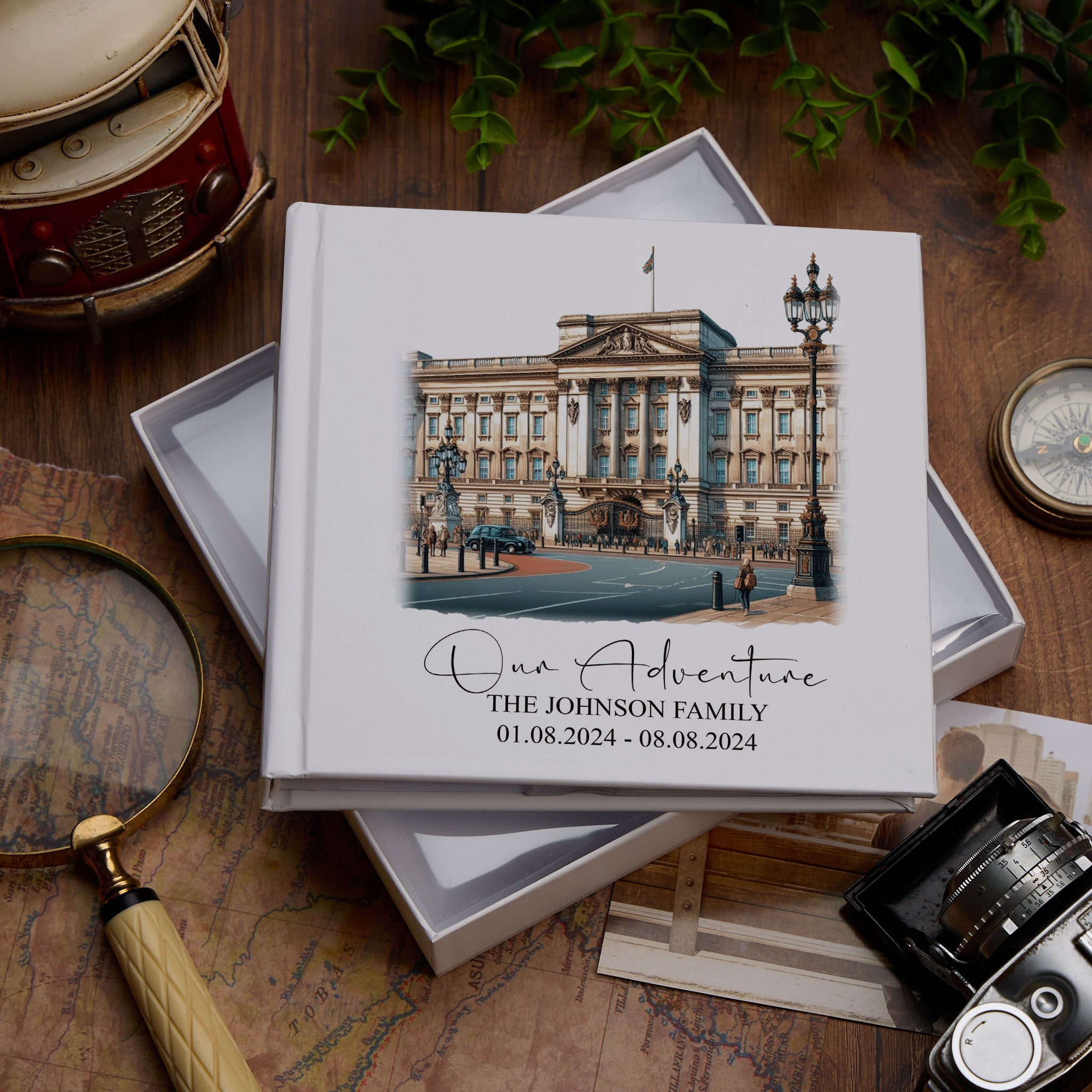 Personalised England London Holiday Memory Adventure Photo Albums