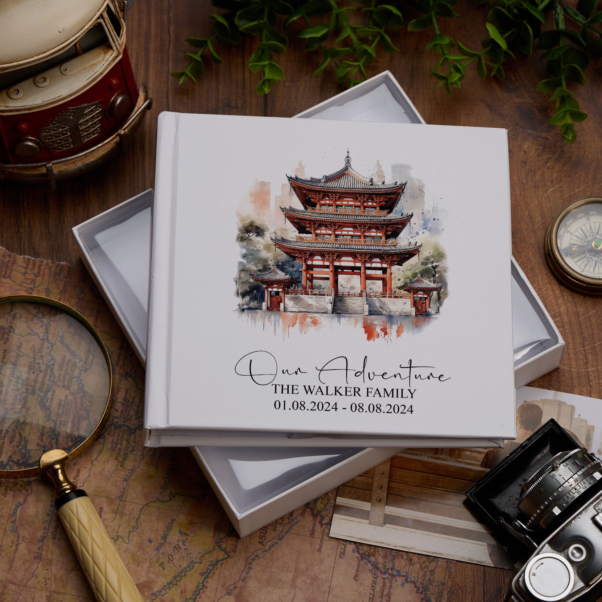 Personalised Tokyo Holiday Memory Adventure Photo Albums