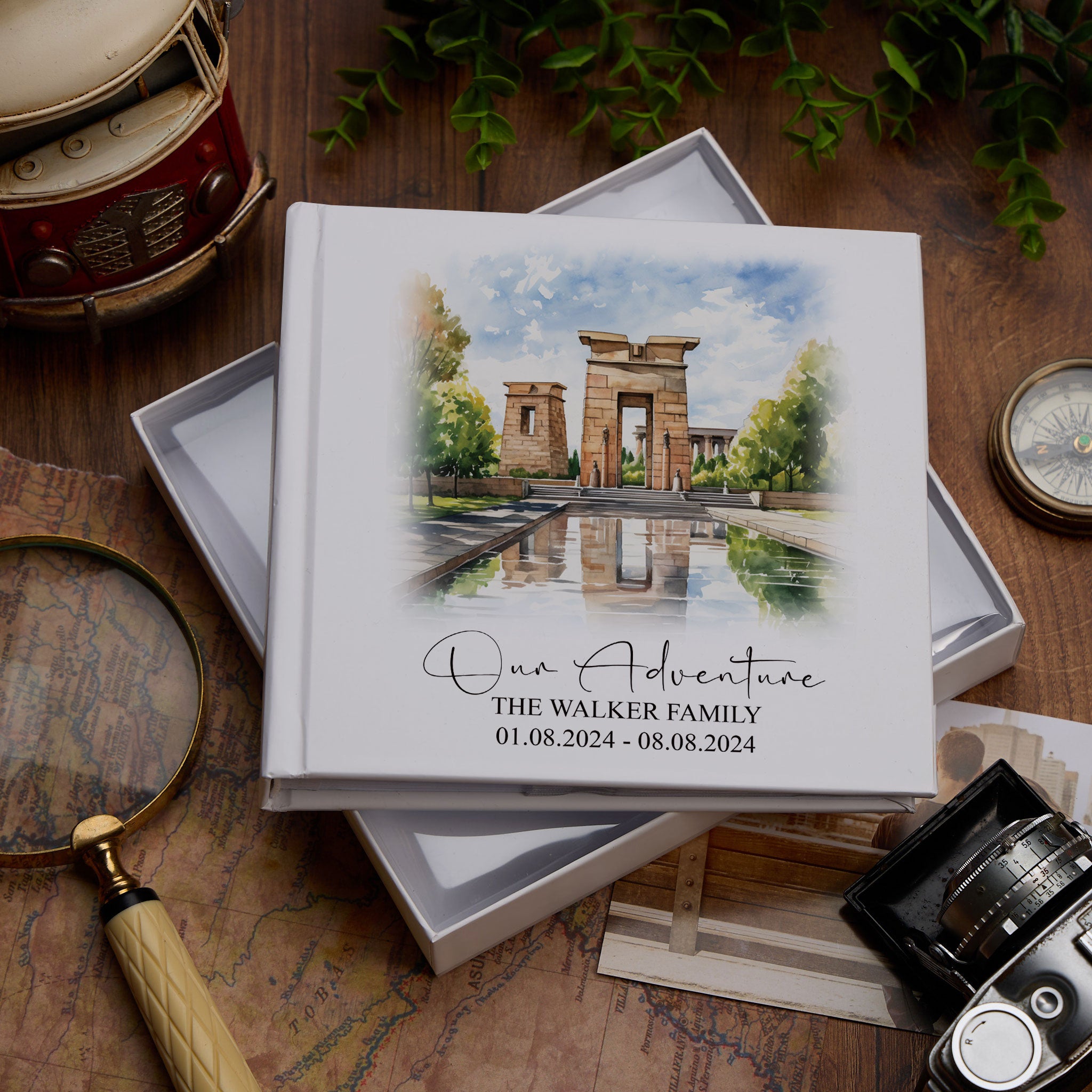 Personalised Madrid Holiday Memory Adventure Photo Albums