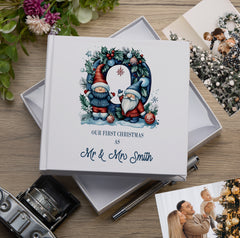 Personalised Mr & Mrs First Christmas Memories Photo Album