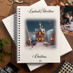 Personalised Lapland Holiday Memory Scrapbook Journal Photo Albums