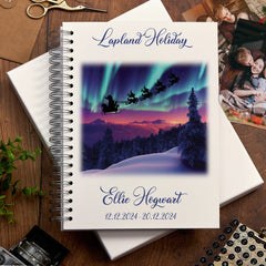 Personalised Lapland Holiday Memory Scrapbook Journal Photo Albums