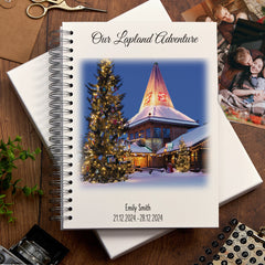 Personalised Lapland Holiday Memory Scrapbook Journal Photo Albums