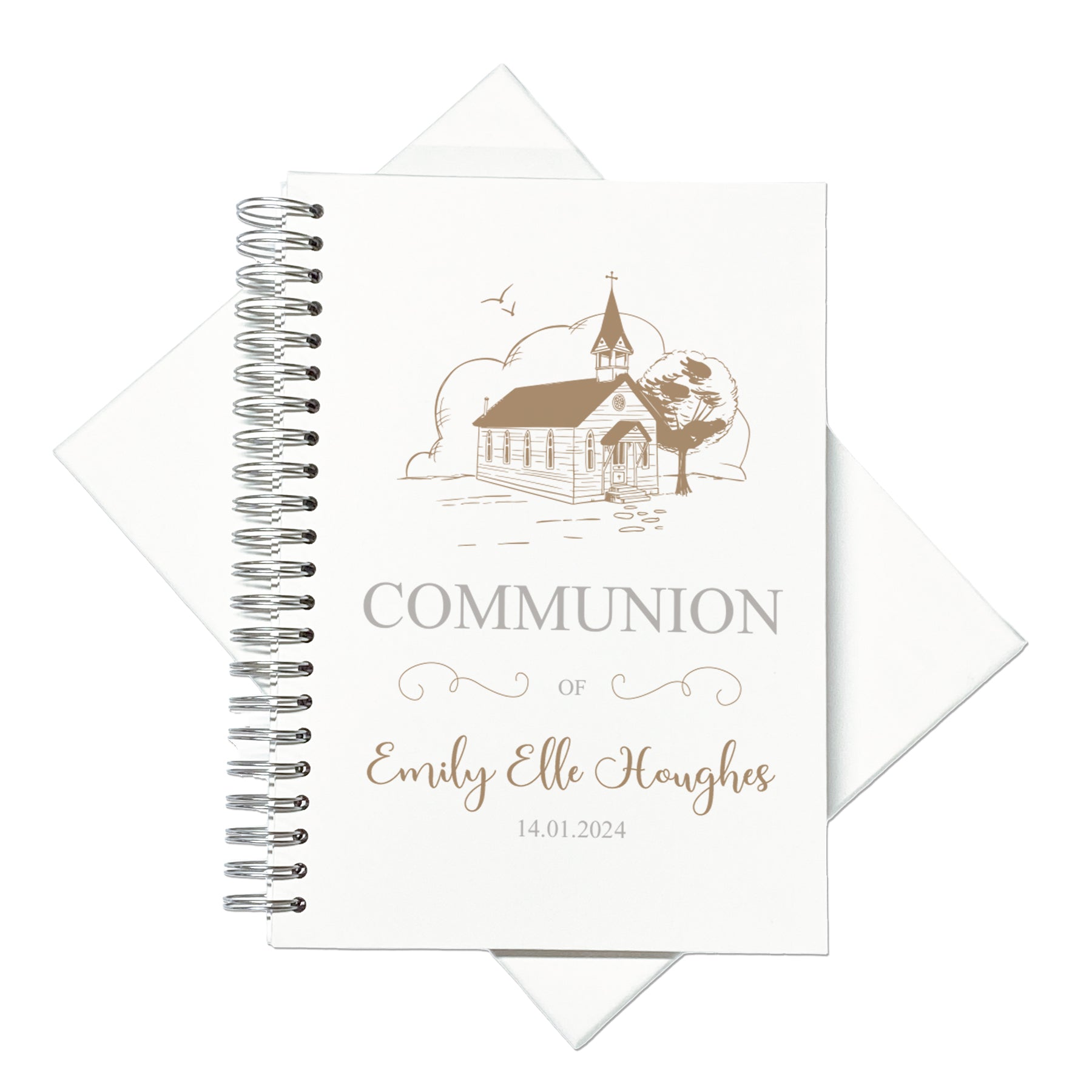 Large A4 Communion Photo Album Scrapbook or Guest Book Boxed