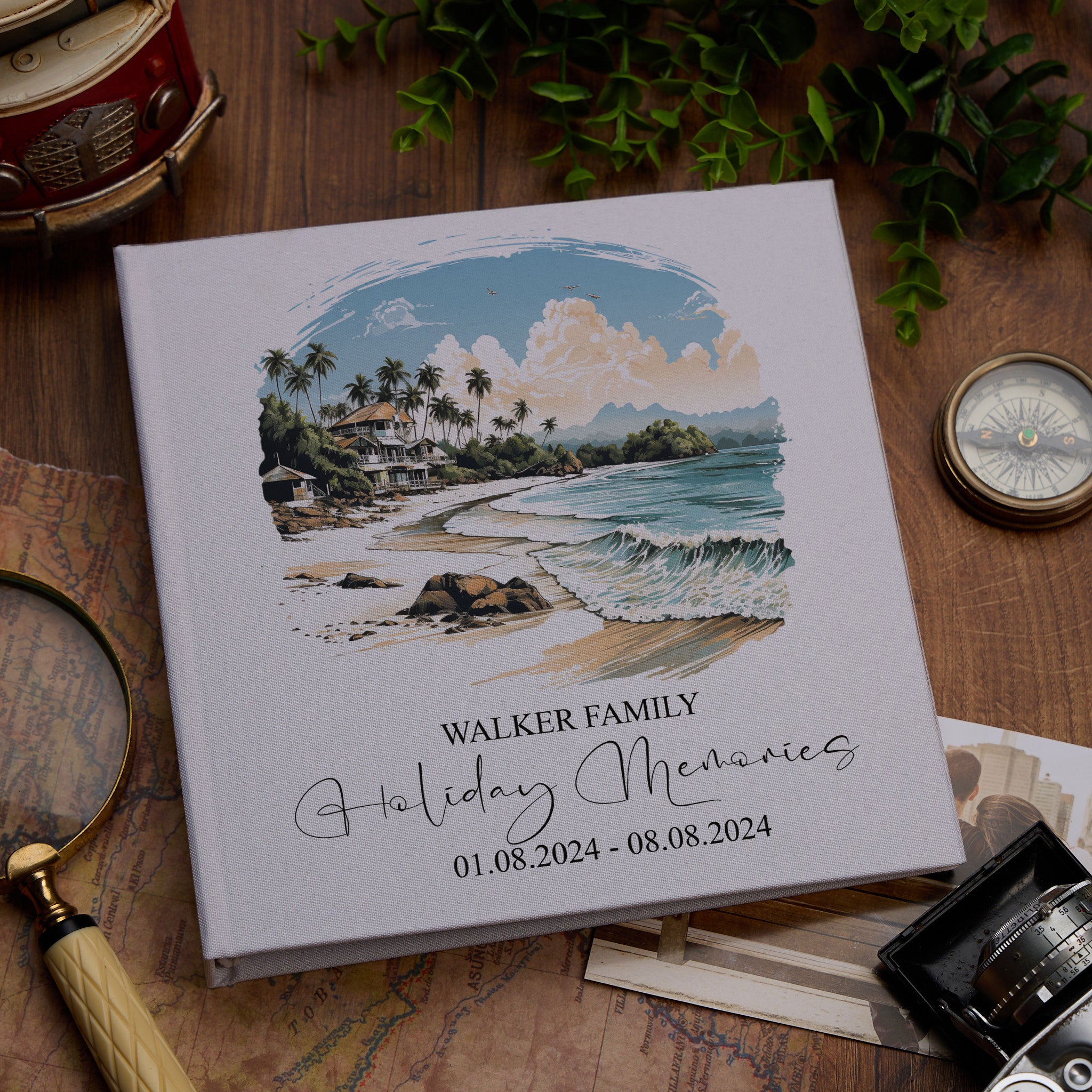 Personalised Philippines Holiday Memory Adventure Book Bound Albums