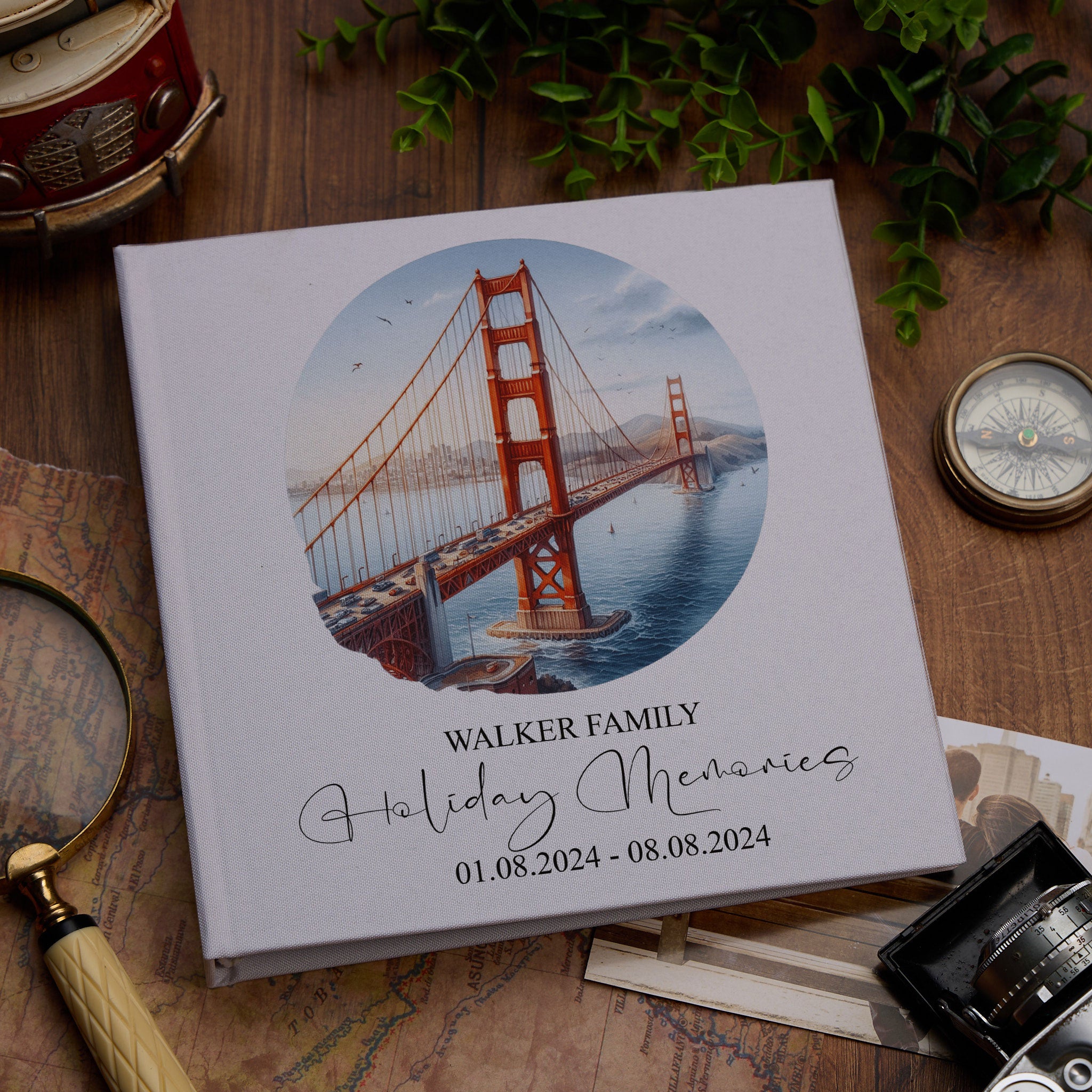 Personalised San Francisco Holiday Memory Adventure Book Bound Albums