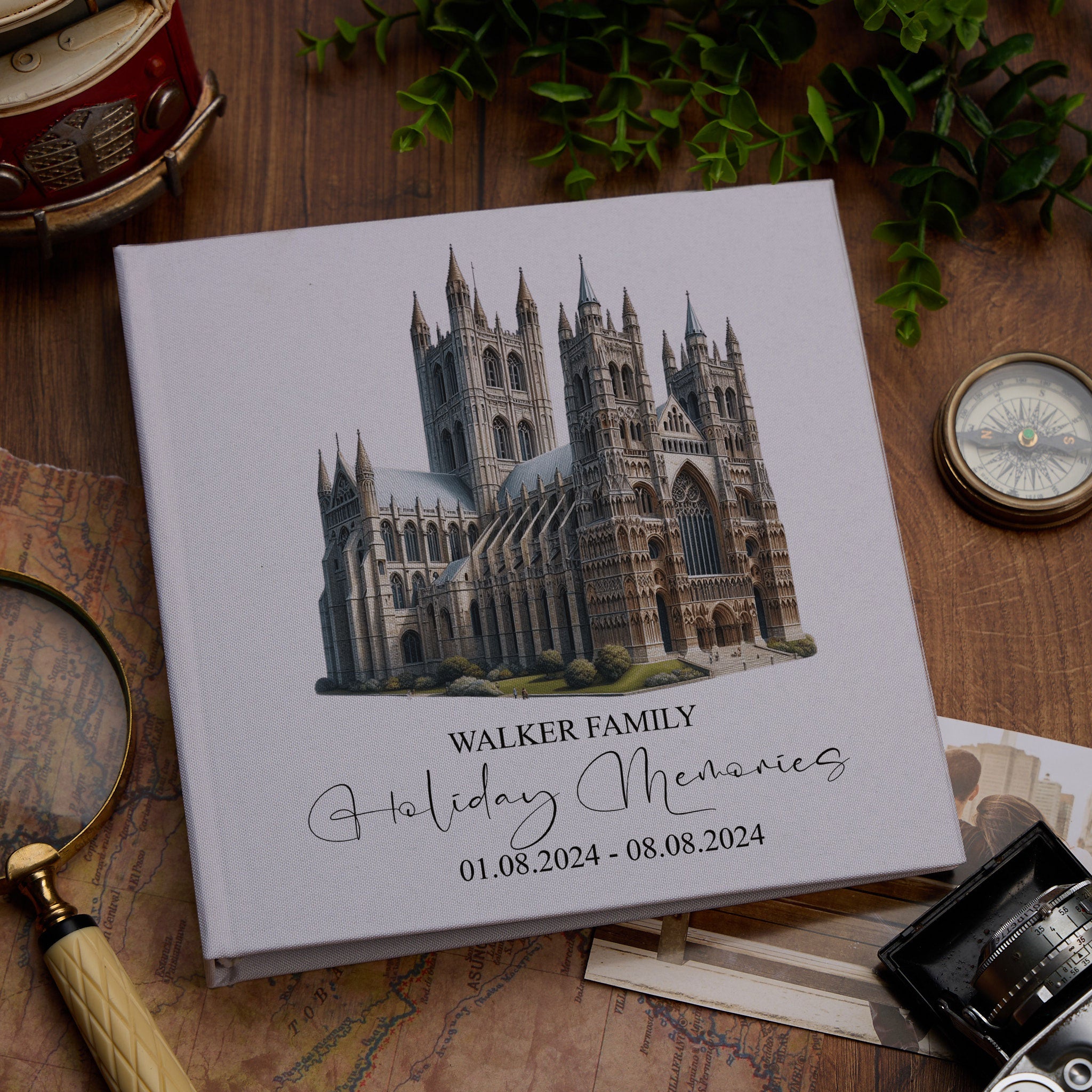 Personalised England, London Holiday Memory Adventure Book Bound Albums