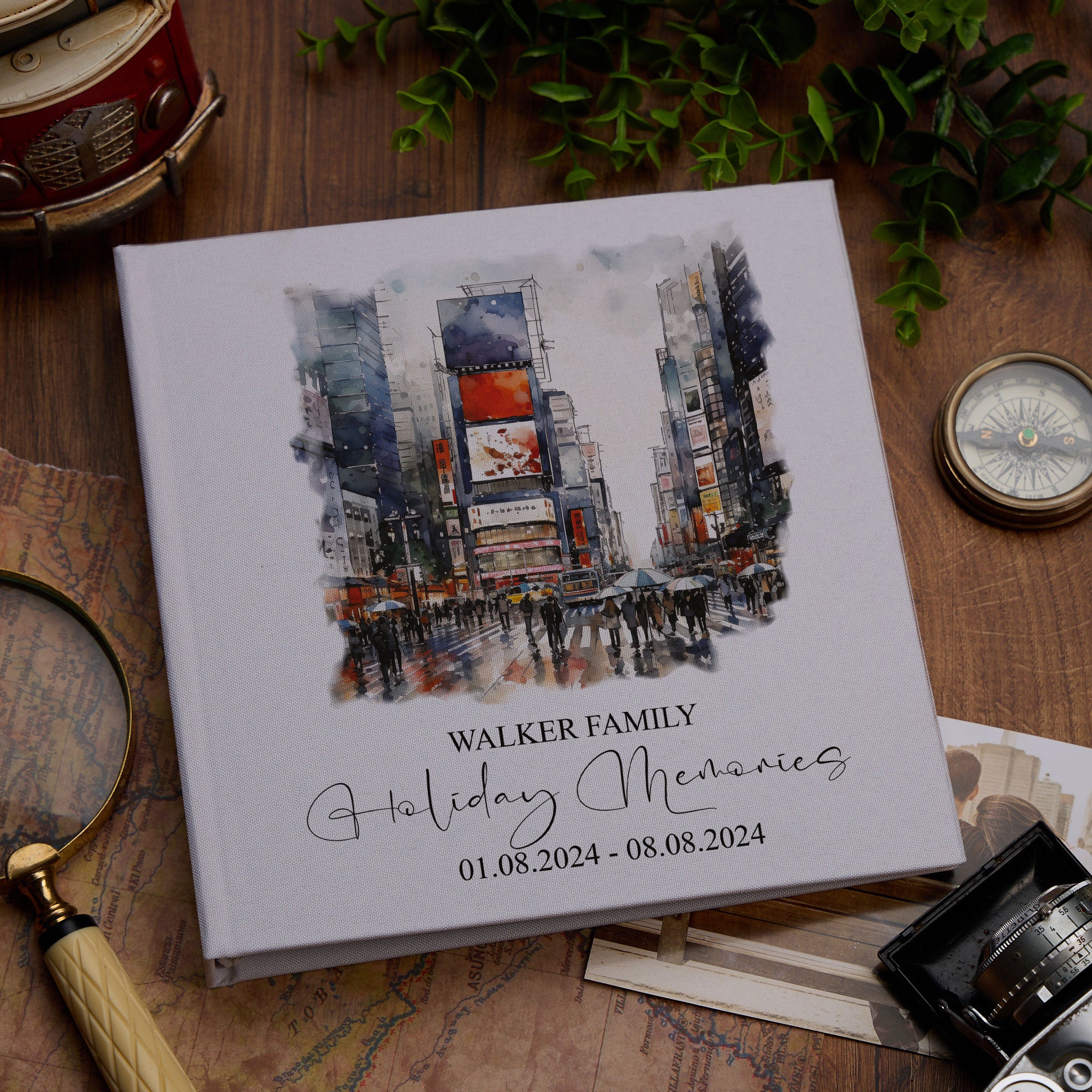 Personalised Tokyo Holiday Memory Adventure Book Bound Albums