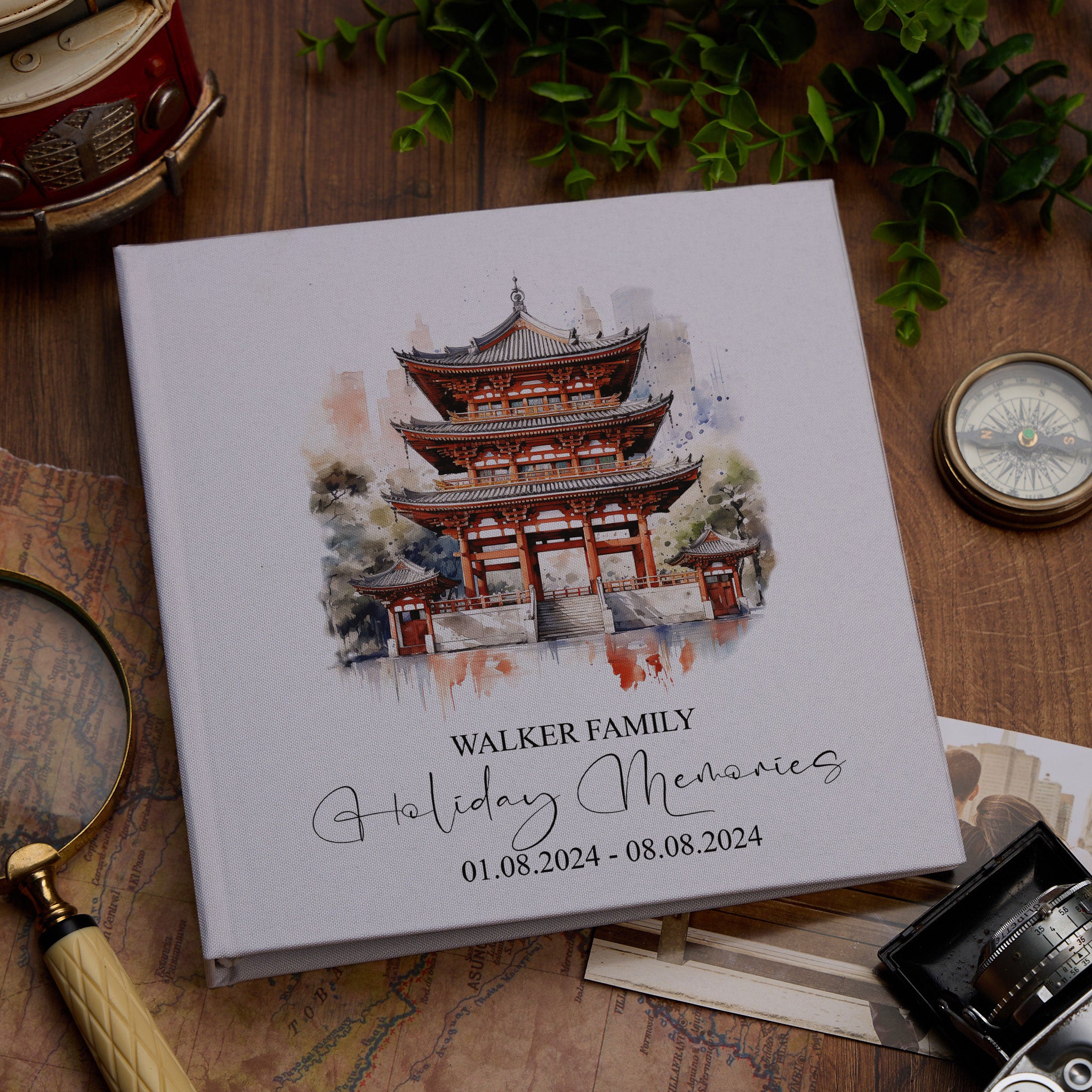 Personalised Tokyo Holiday Memory Adventure Book Bound Albums