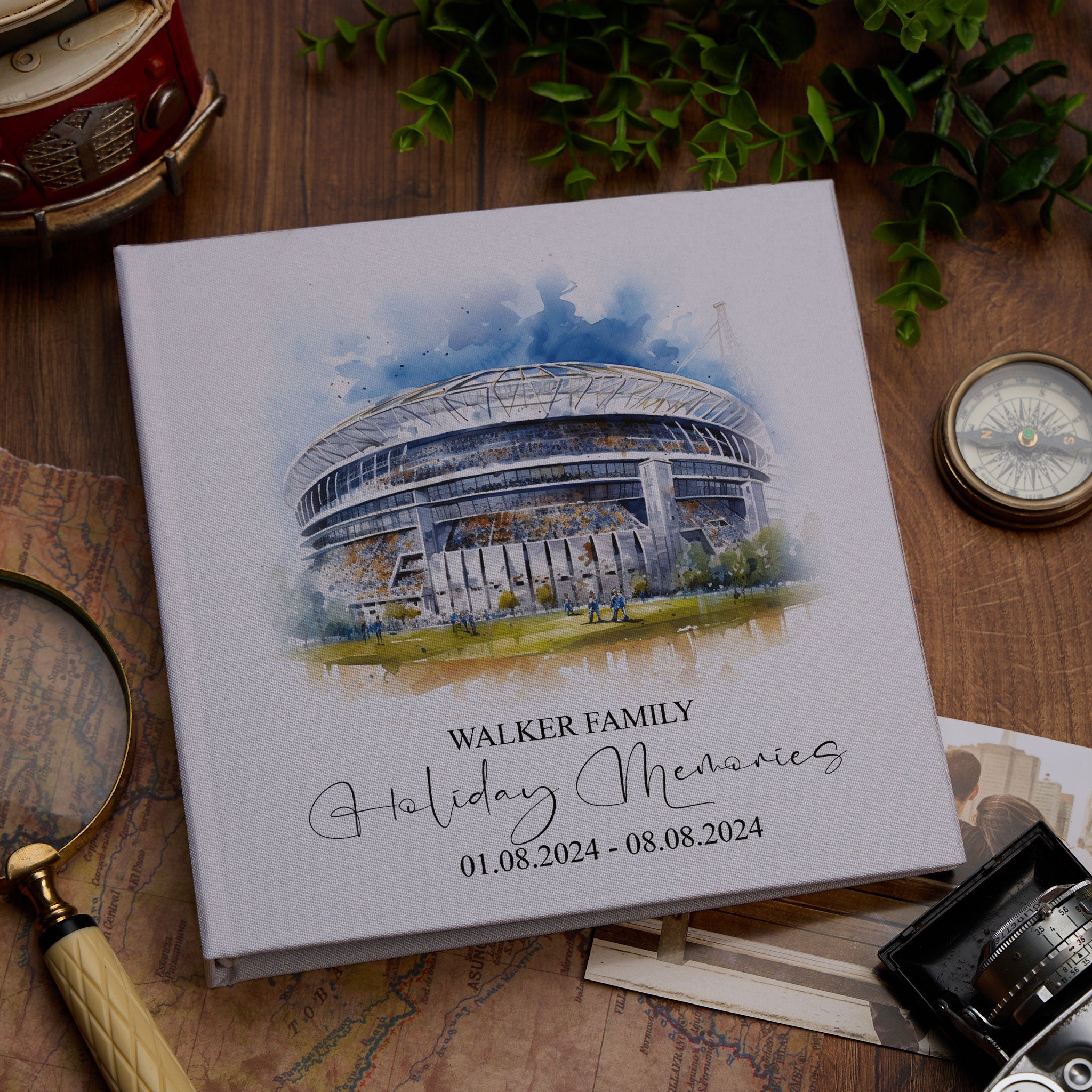 Personalised Madrid Holiday Memory Adventure Book Bound Albums