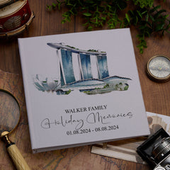 Personalised Singapore Holiday Memory Adventure Book Bound Albums