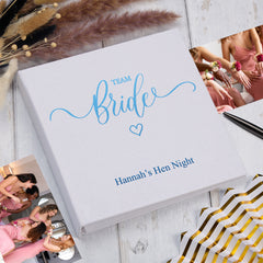 Personalised Large Book Bound Team Bride Hen Night Do Photo Album