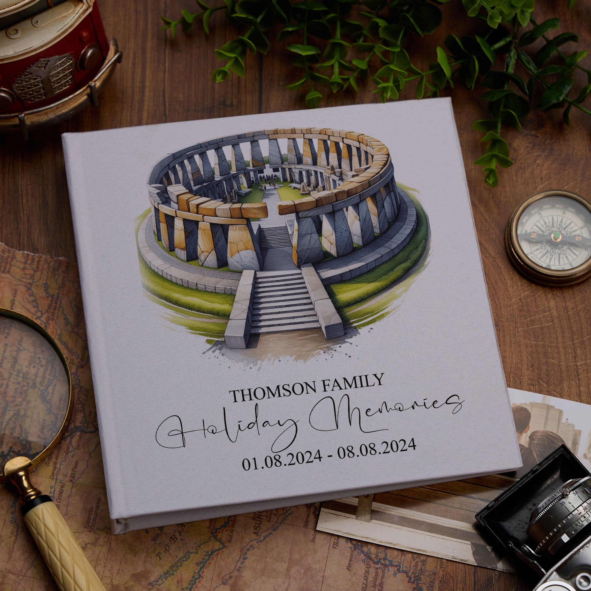 Personalised Ireland Holiday Memory Adventure Book Bound Albums