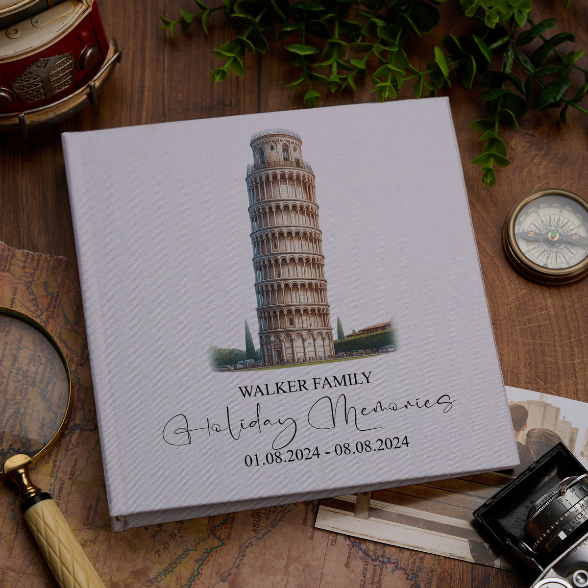 Personalised Italy Holiday Memory Adventure Book Bound Albums