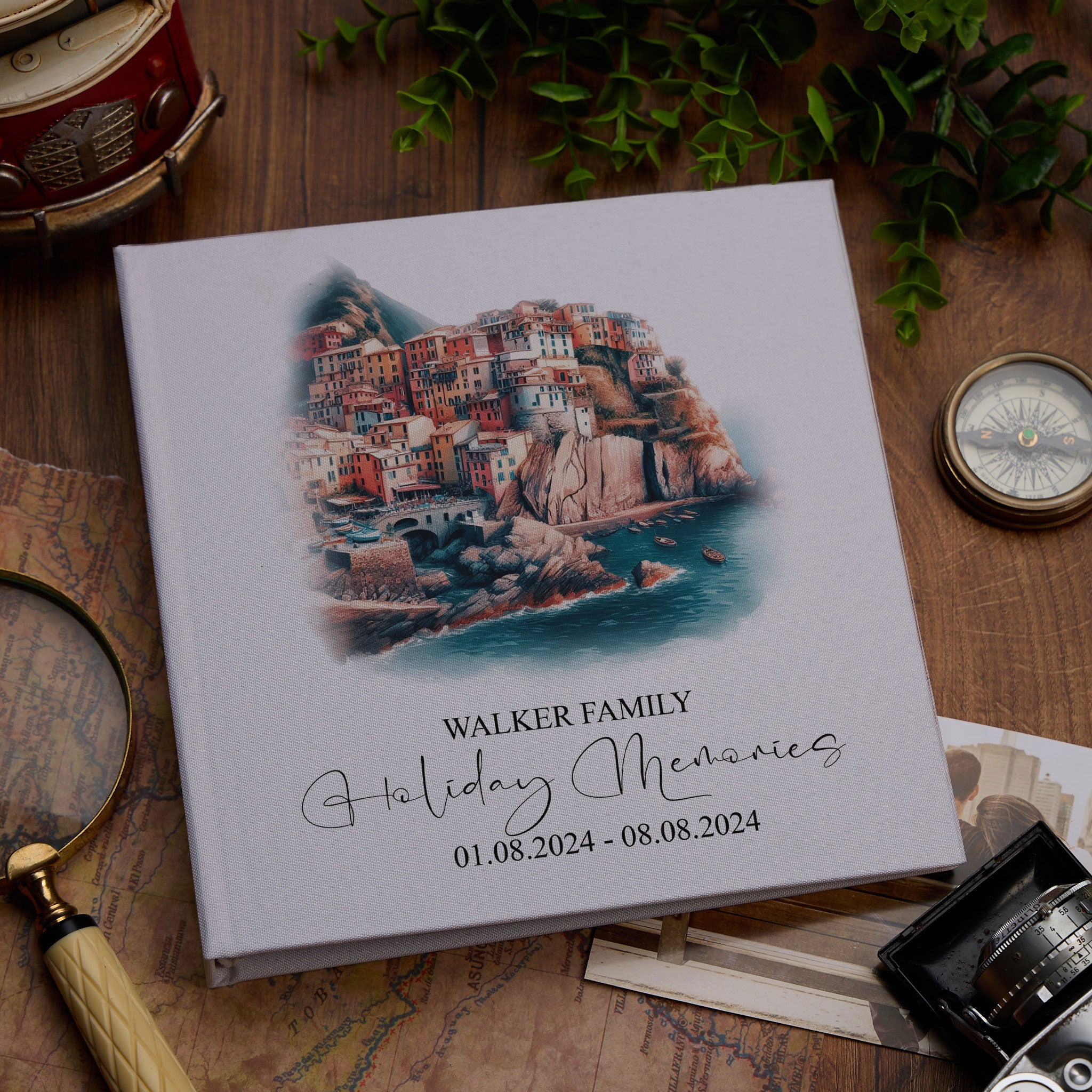 Personalised Italy Holiday Memory Adventure Book Bound Albums