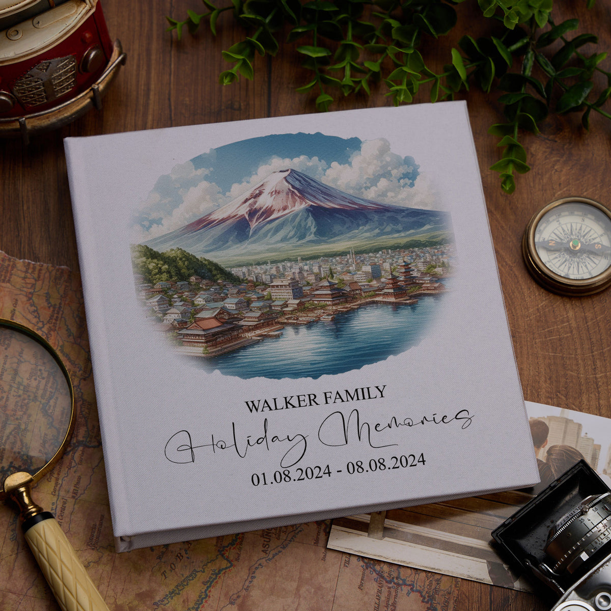 Personalised Japan Holiday Memory Adventure Book Bound Albums