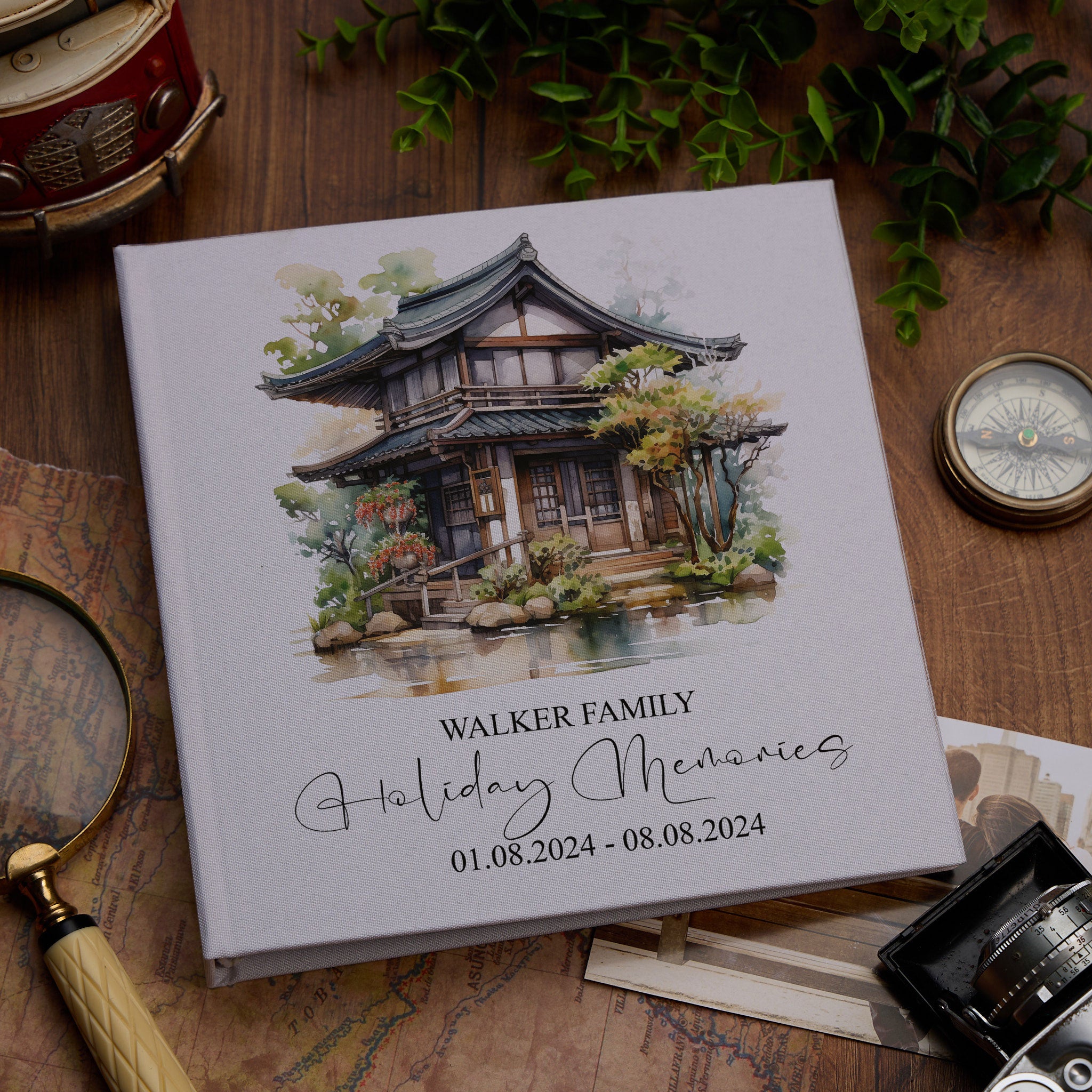 Personalised Japan Holiday Memory Adventure Book Bound Albums