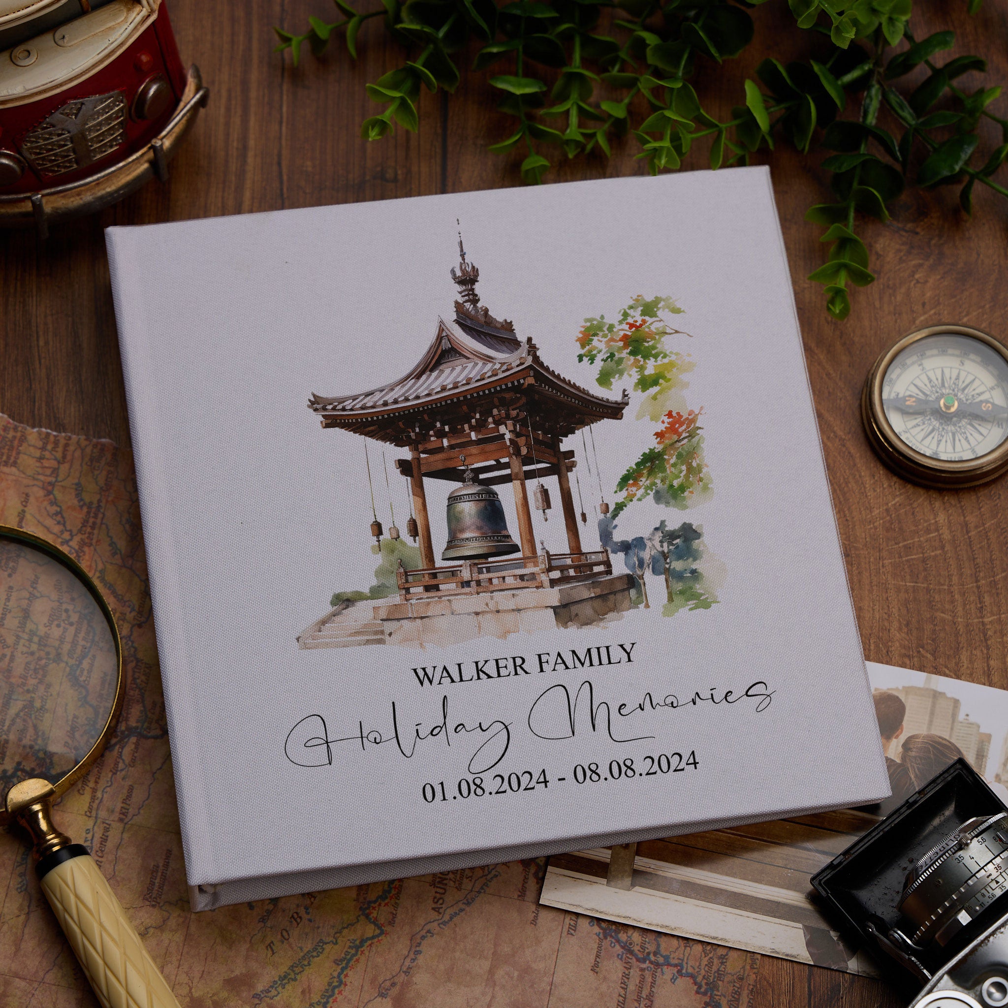 Personalised Japan Holiday Memory Adventure Book Bound Albums