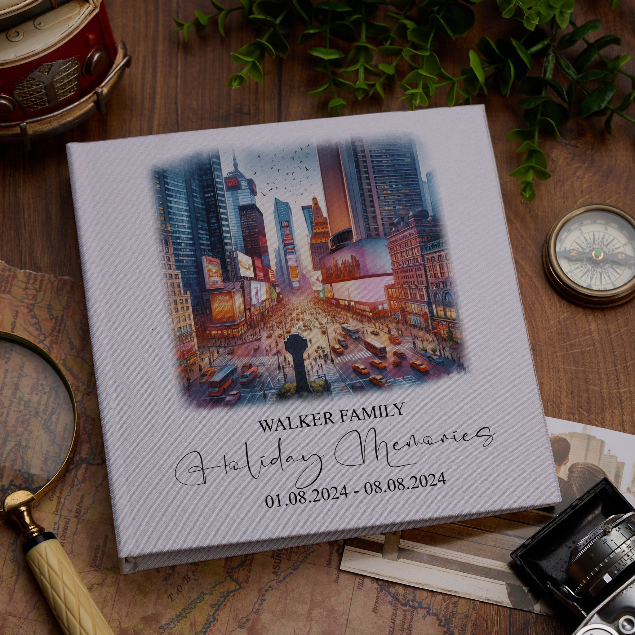 Personalised New York Holiday Memory Adventure Book Bound Albums