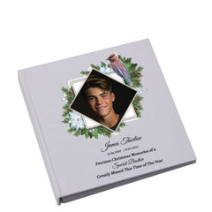 Large Book Bound Personalised Photo Funeral Condolence Christmas Memory Book Album