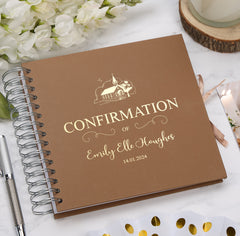 Personalised Confirmation Day Multiple Colour Scrapbook Photo Album Guestbook