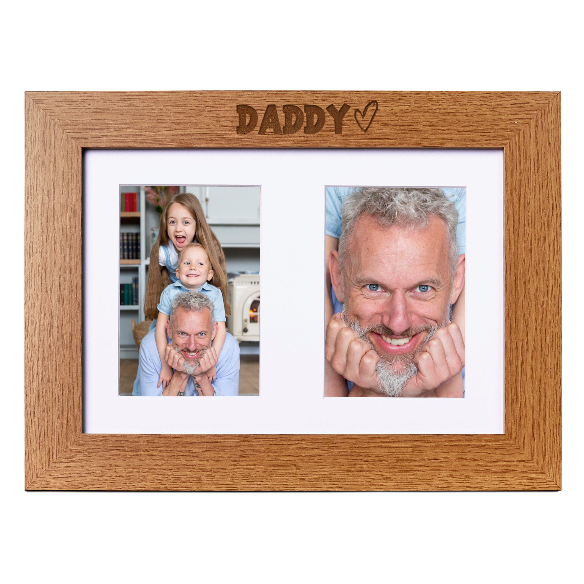 Daddy Photo Picture Frame Double 6x4 Inch