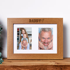 Daddy Photo Picture Frame Double 6x4 Inch