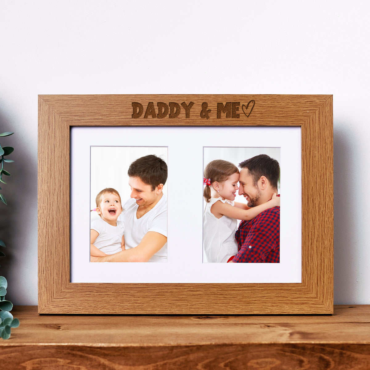 Daddy and Me Photo Picture Frame Double 6x4 Inch