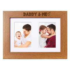 Daddy and Me Photo Picture Frame Double 6x4 Inch