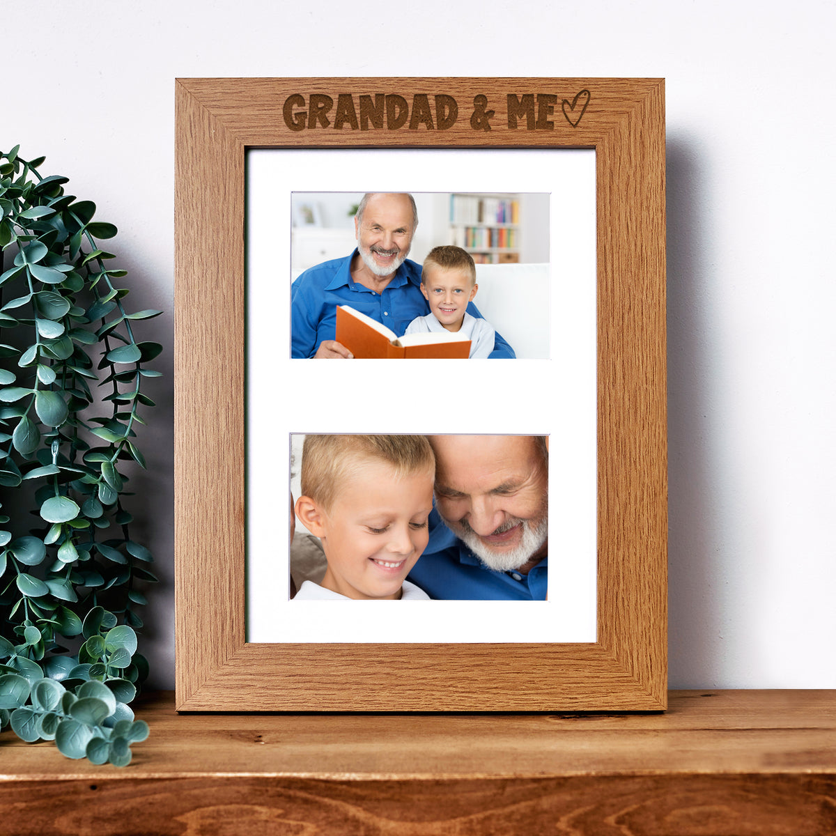 Grandad and Me Photo Picture Frame Double 6x4 Inch Landscape