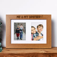 Me and My Brother  Photo Picture Frame Double 6x4 Inch