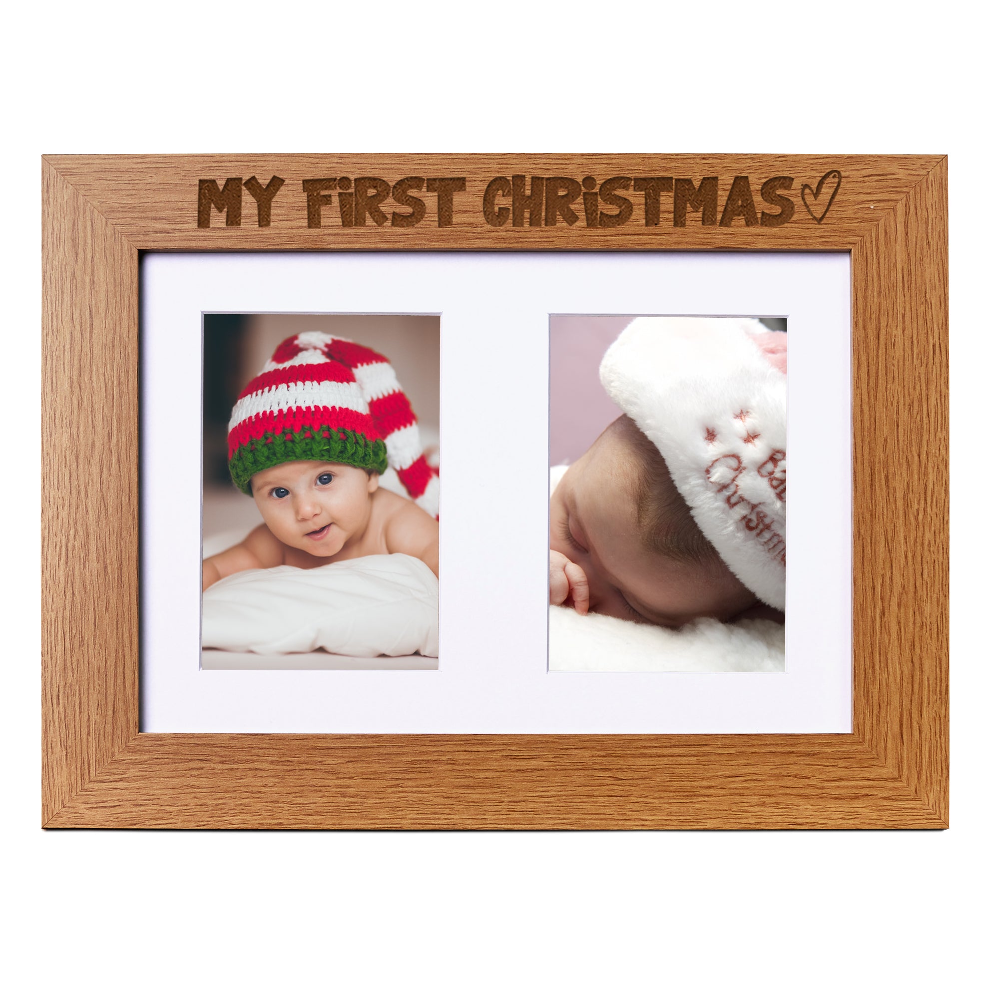 My First Christmas Photo Picture Frame Double 6x4 Inch